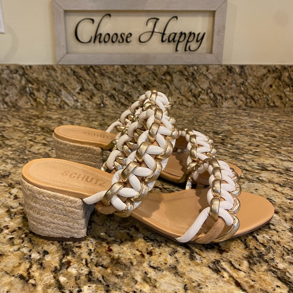 Schutz Juliet Mid Heel Sandal